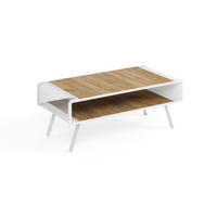 COUCHTISCH TORPE - Honigeiche/Weiß, Holzwerkstoff (60/121/45cm) - Meblini