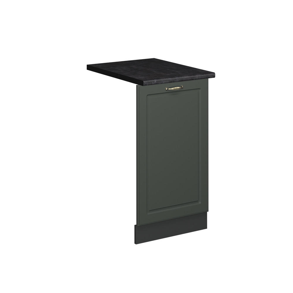 DISKMASKINENS FRONTPANEL Fame-Line Grönt och guld lanthus 45 cm , AP Antracit Grön, Antracit 81.8/45/60 cm