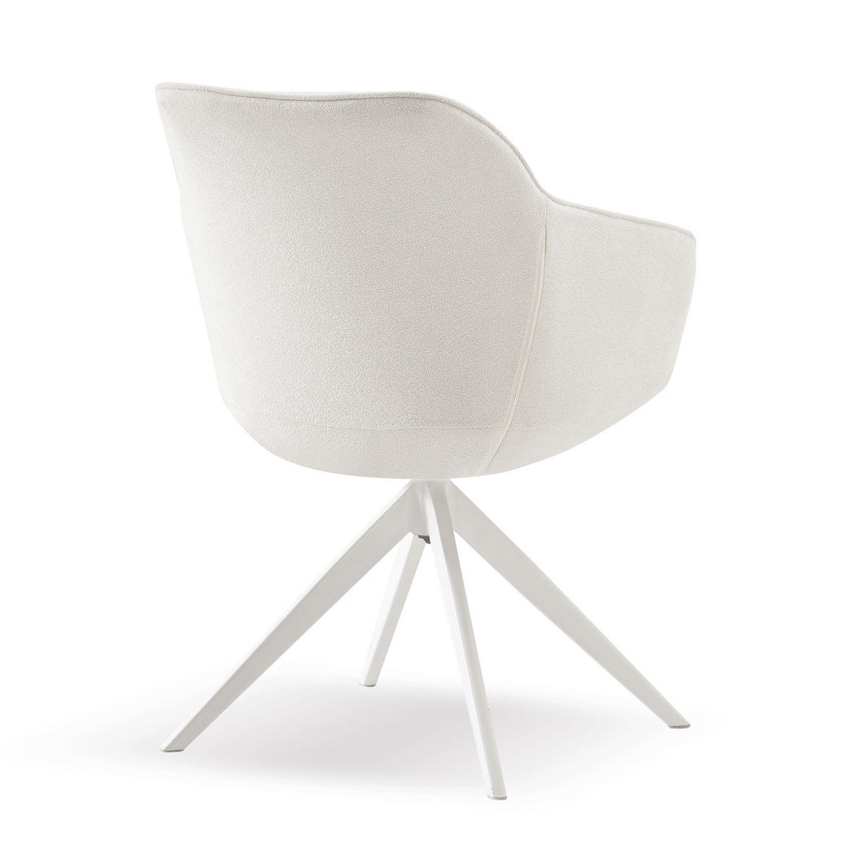 ARMLEHNSTUHL ARVIT Creme - Creme, Textil/Metall (57/81/62cm) - B&D Home