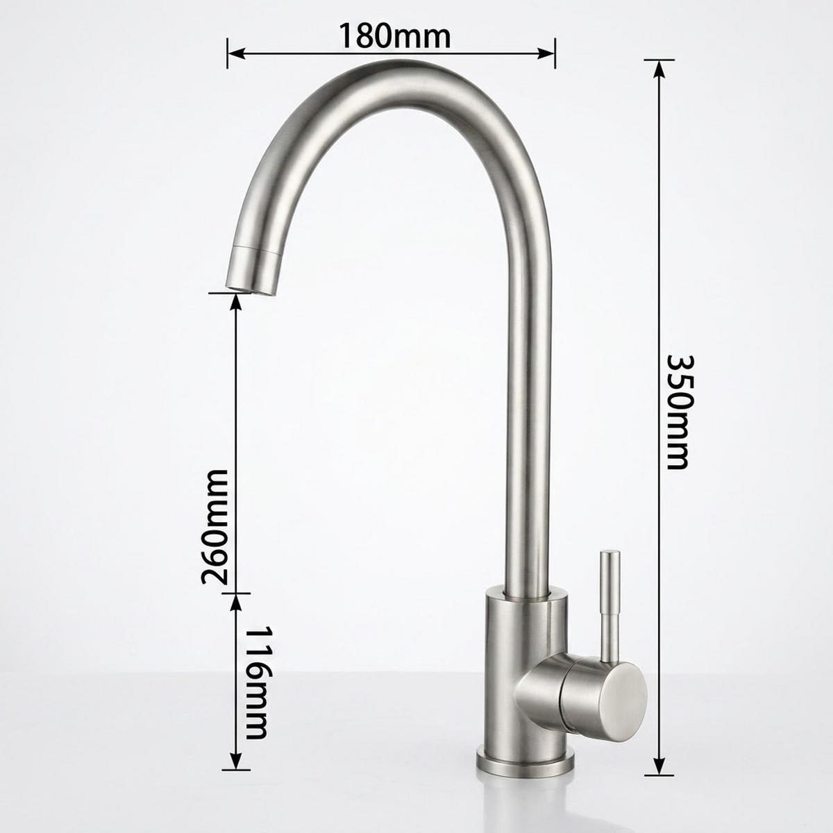 BADEZIMMERARMATUR, 35 x 18 cm, silber - Silberfarben, Metall (42/7.7/7.7cm) - Vallsero
