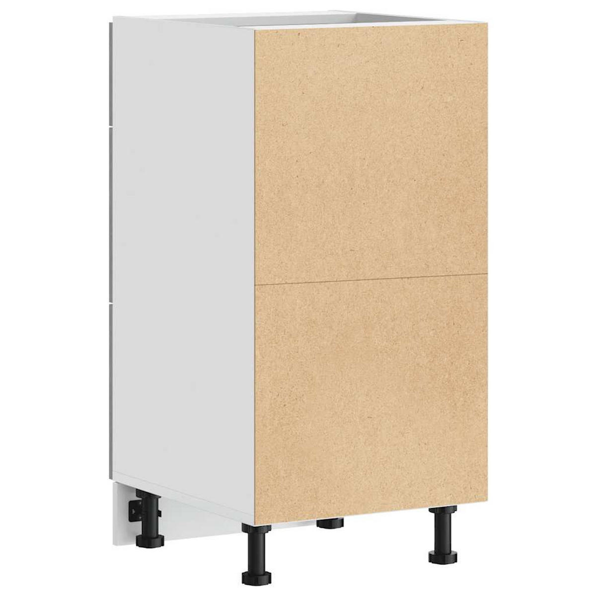 UNTERSCHRANK Lyon Betongrau 40/46/81,5 Cm Holzwerkstoff - Grau, Holzwerkstoff (46/81.5/40cm) - vidaXL