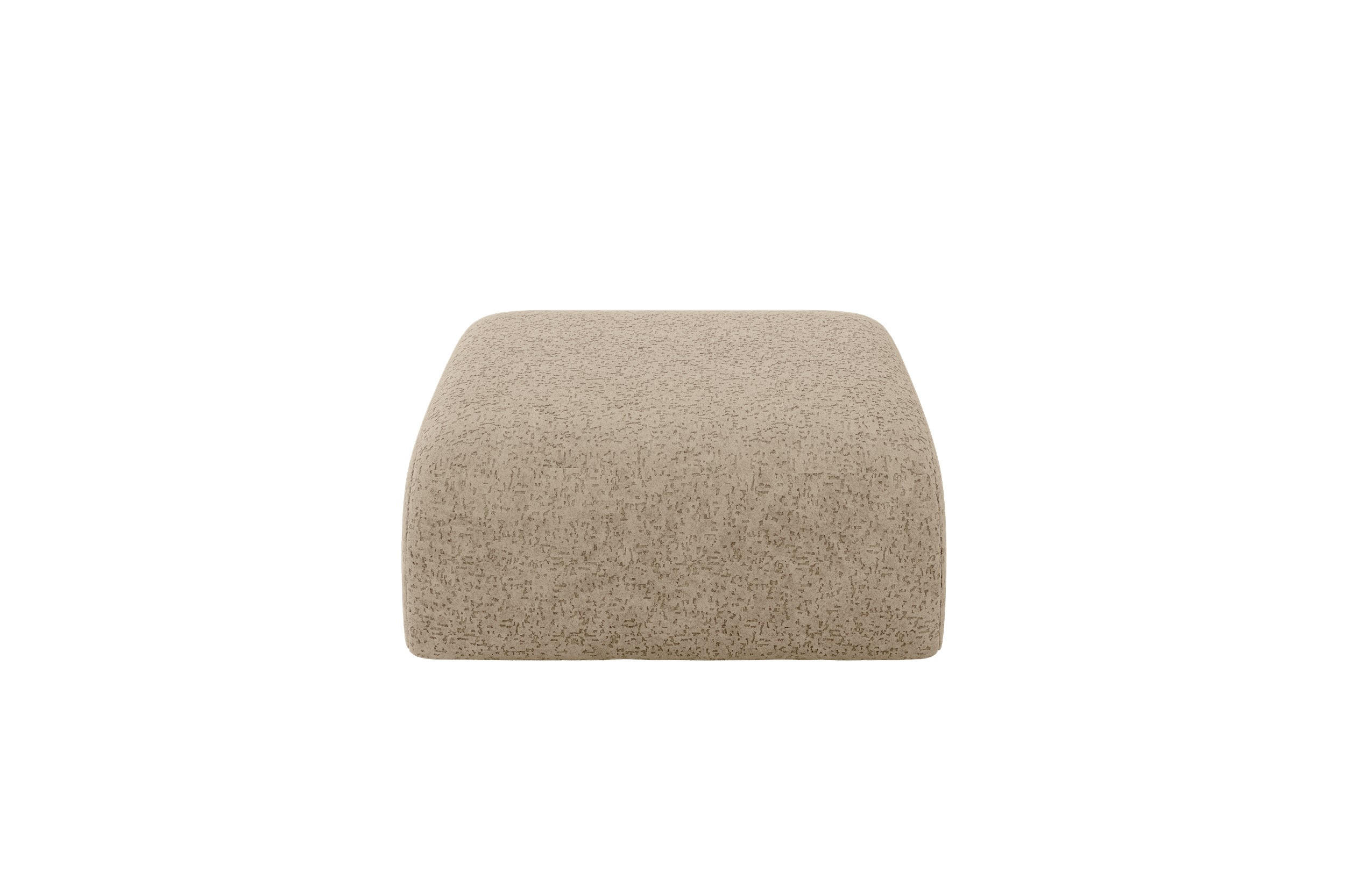 ALTDECOR MODULÁRNÍ TABURET MIRA-PUF 91x89x40 cm, hnědý, velur