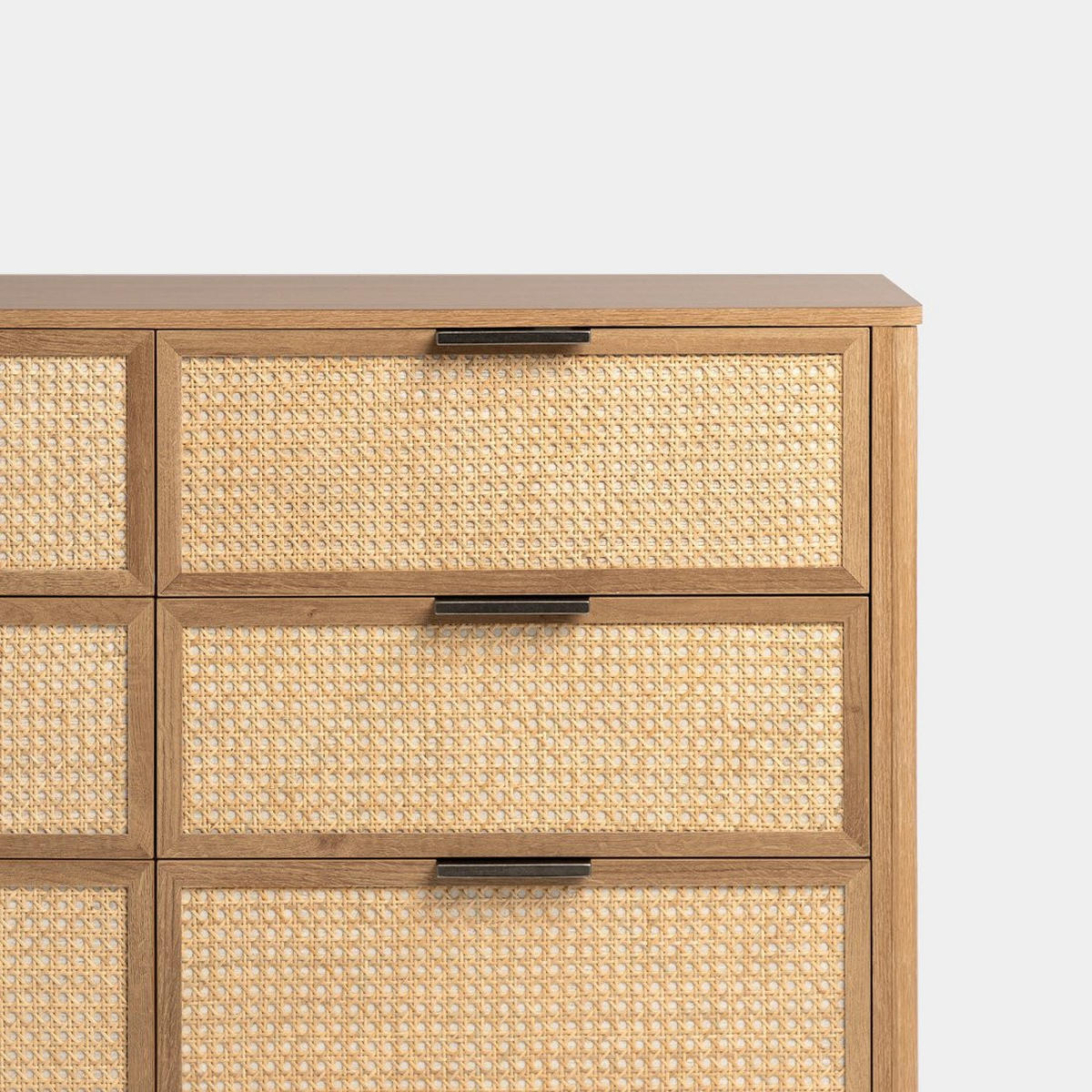 SCHUBLADENKOMMODE DOPPELTE Bent Natürlich 120 cm x 76 cm - Naturfarben, Holzwerkstoff (120/76/40cm) - Klast Home