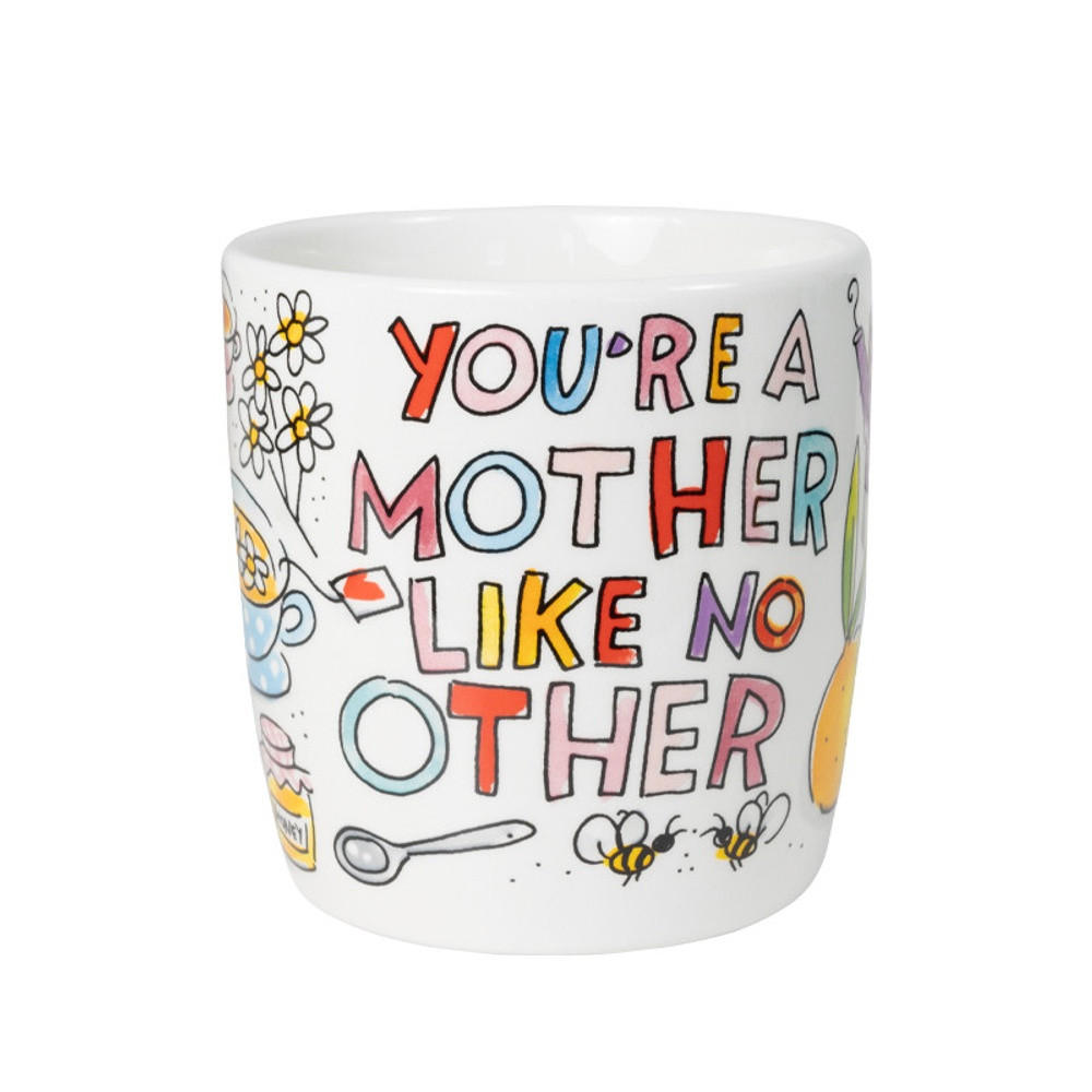 CAPPUCCINO-BECHER Du bist eine Mutter wie keine andere in Bunt - 500 ml - Multicolor, Keramik (0.5L) - Blond Amsterdam