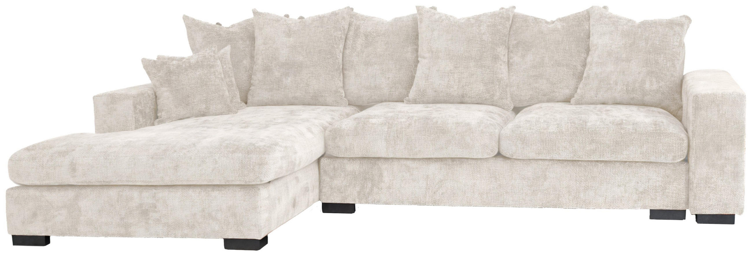 WFL Group Ecksofa Creme 285x155 cm