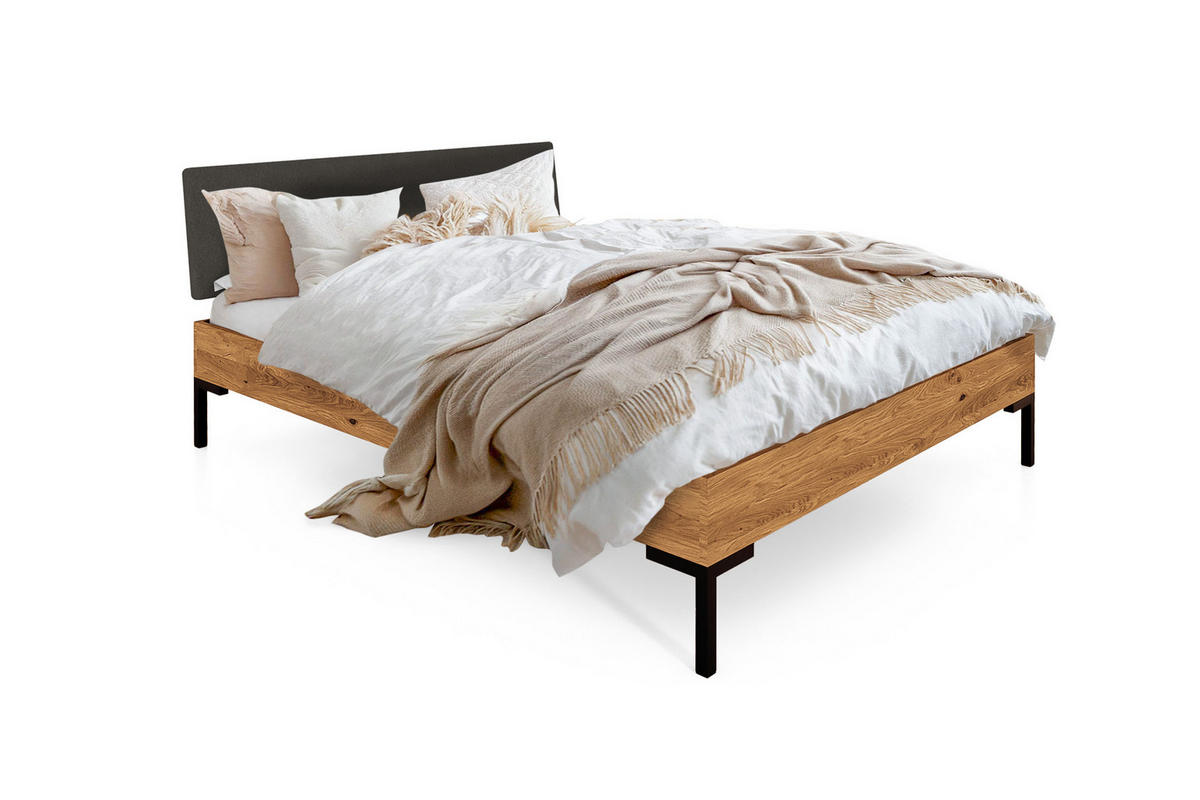 BETT LEON 1 90x200 Wildeiche - Wildeiche, Holz (90/200cm) - byoak