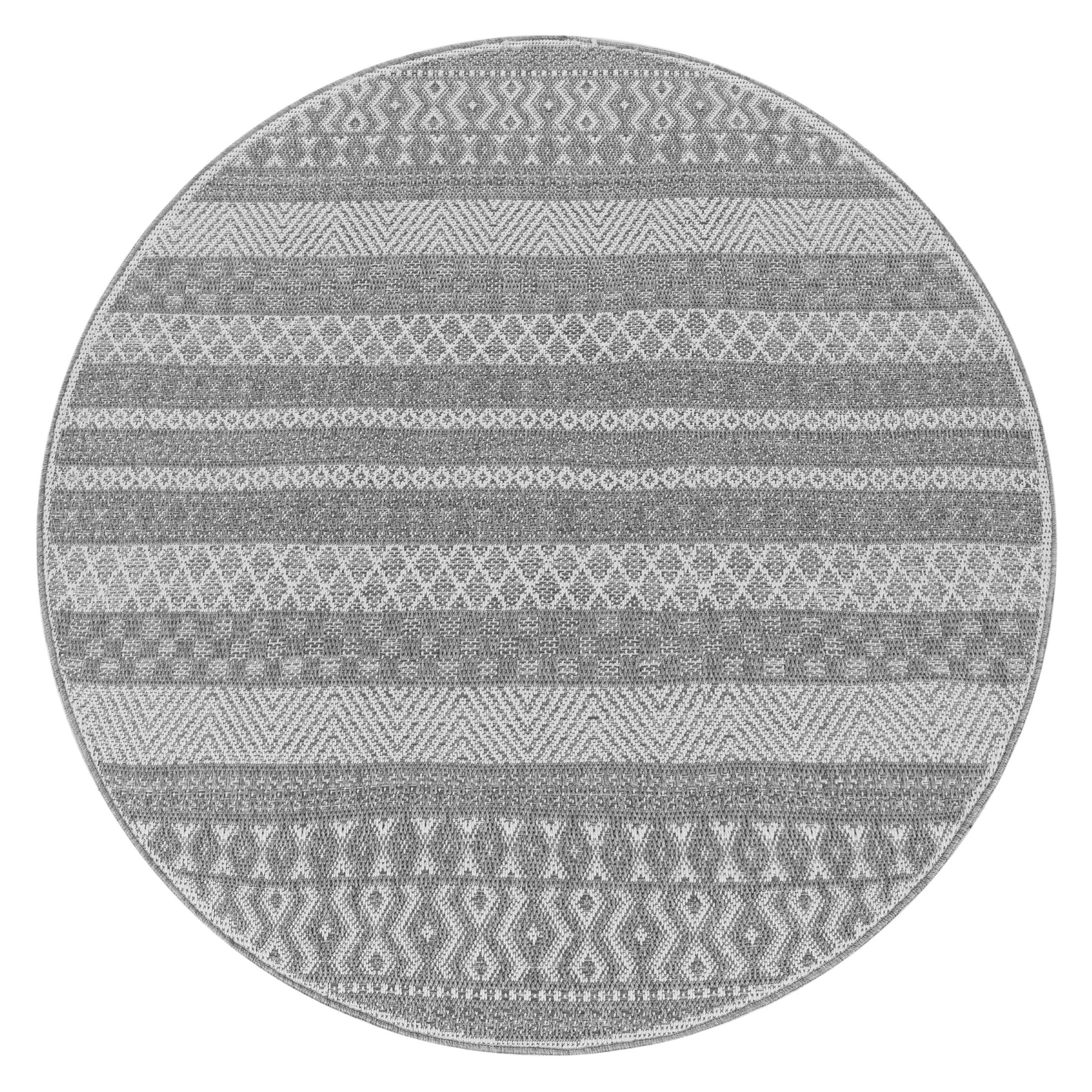 OUTDOORTEPPICH 160/160 cm Vermont 183 - Hellgrau, Textil (160/160cm) - Paco Home
