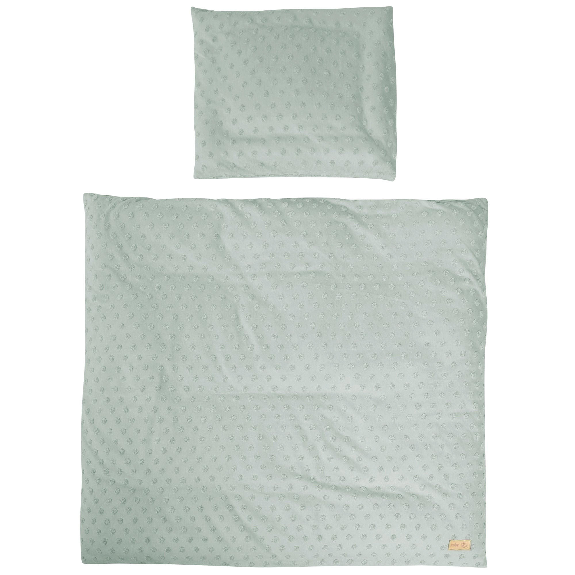 WIEGENBETTWÄSCHE Lil Planet 80x80 cm frosty green - Grün, Textil (80/80cm) - Roba