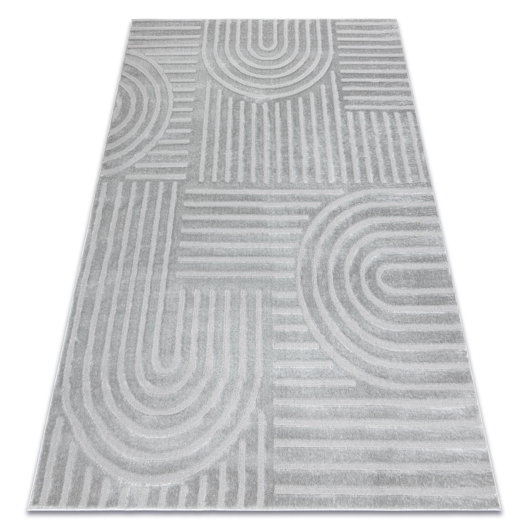 TEPPICH Balance 120/170 cm - Grau, Textil (120/170cm) - rugsX