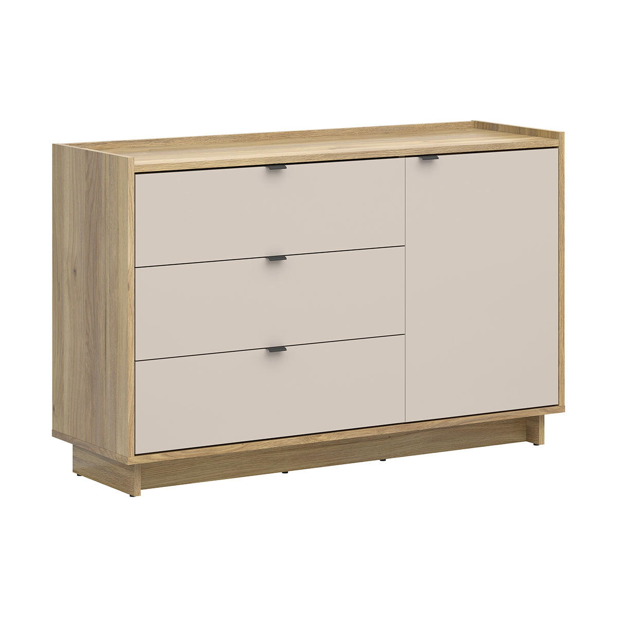 KOMODA Donna Kašmír - béžová, kompozitné drevo (134/86/42cm) - Petits-meubles