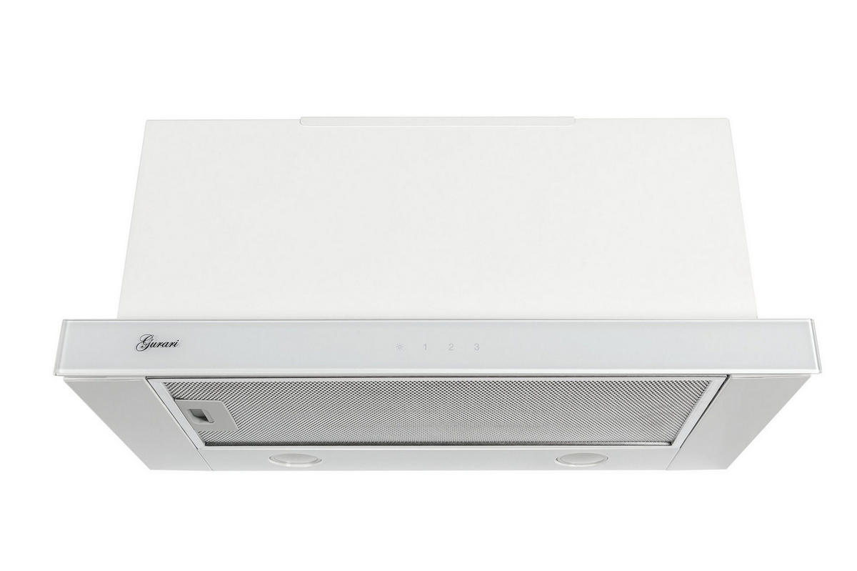 DUNSTABZUGSHAUBE GCH B 117 WH Prime N 60 cm Weiß - Weiß, Metall (60/25/30cm) - Gurari