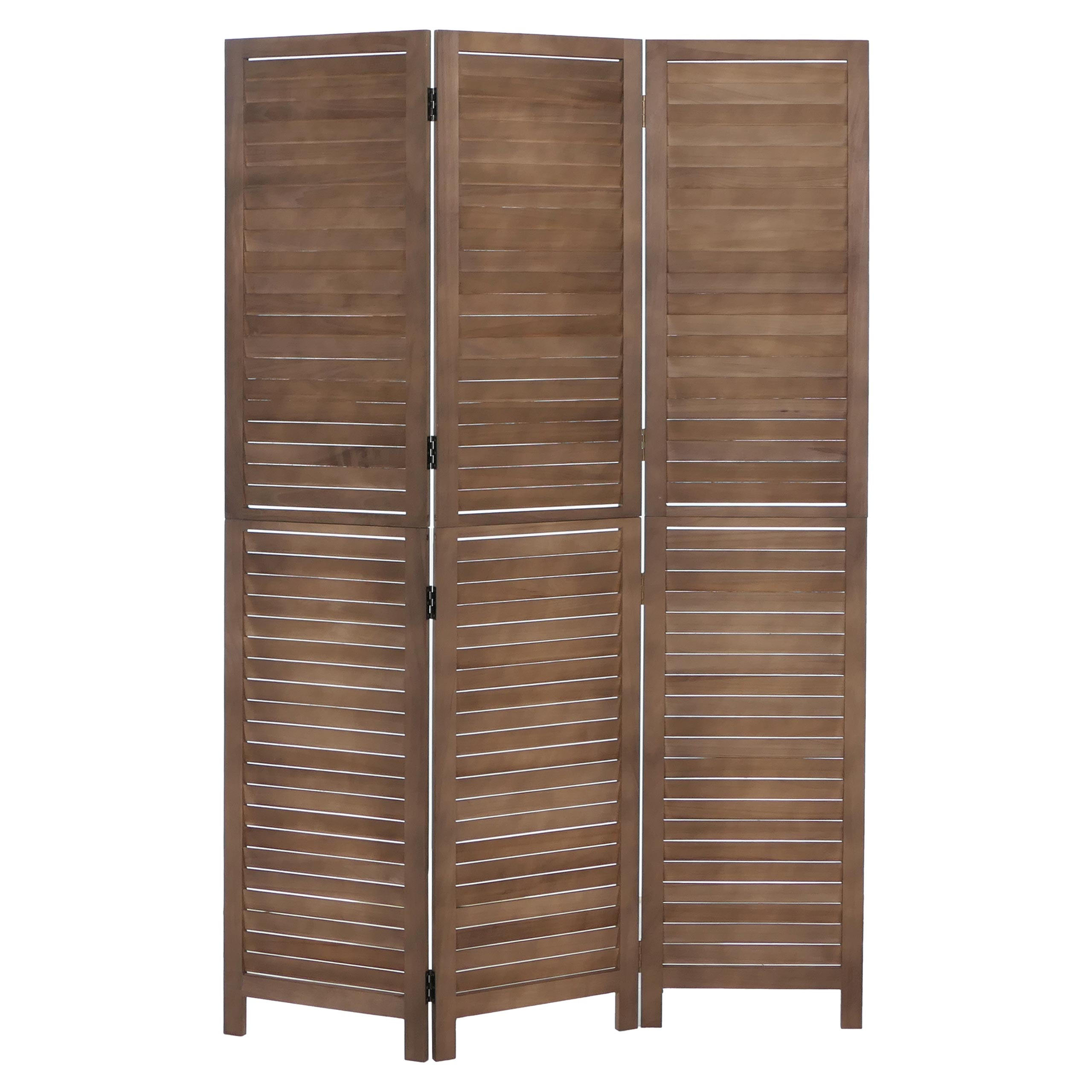 PARAVENT C30B Braun - Braun, Holz (120/180/6cm) - MCW