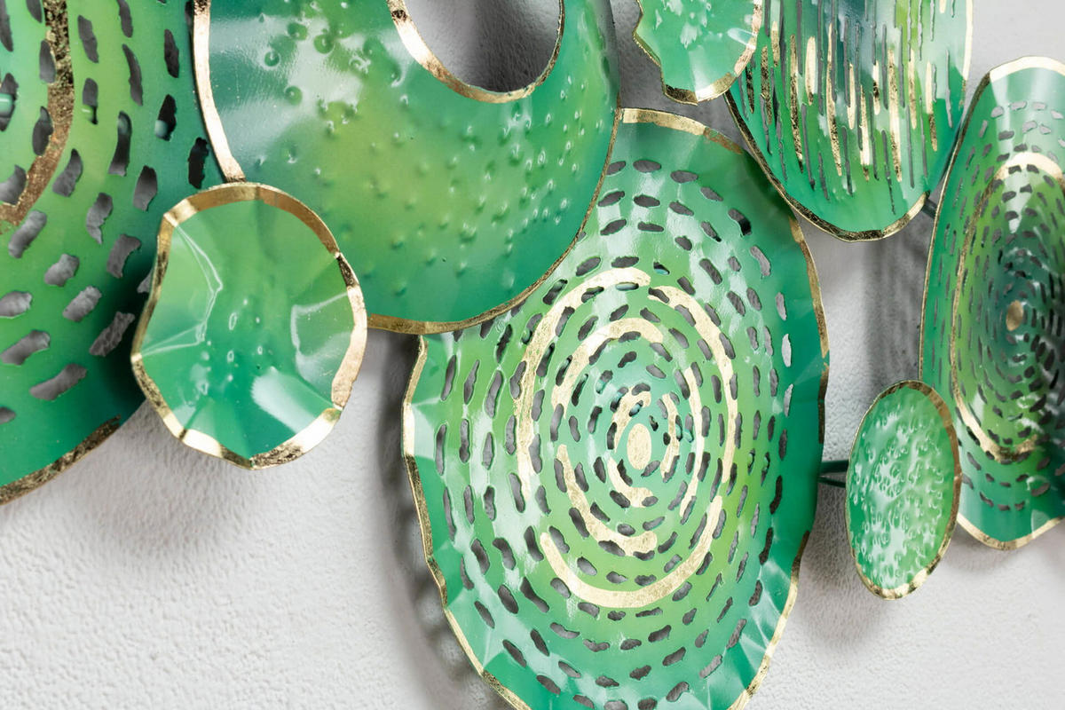 WANDDEKO Grün 149/50 cm - Grün, Metall (3/50/5cm) - KUNSTLOFT