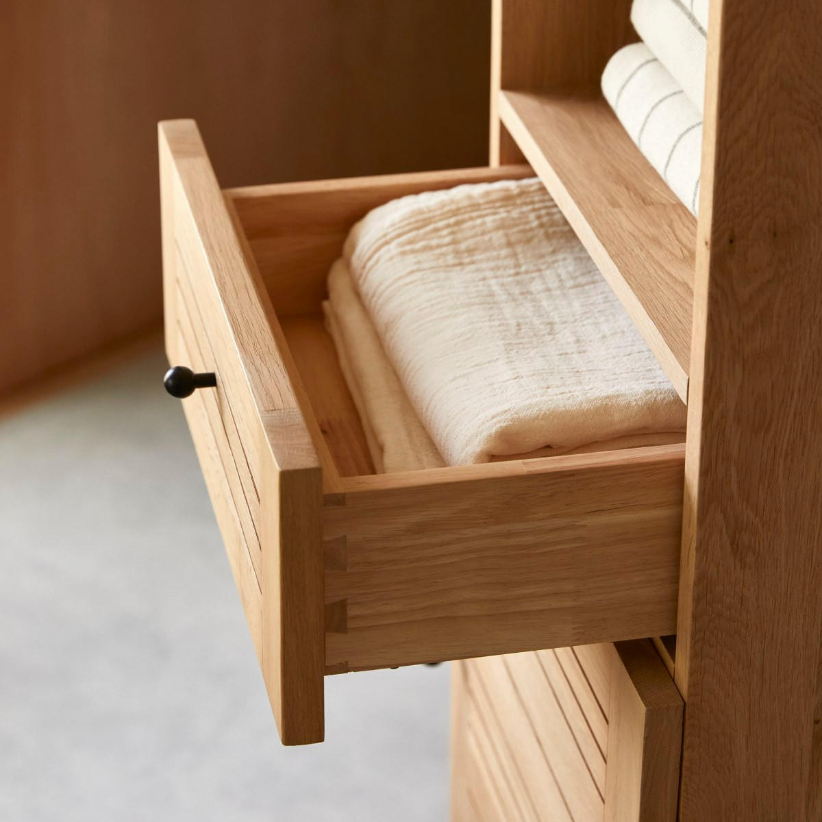HOCHSCHRANK Soho Natur aus Eiche - Naturfarben, Holz (40/175/35cm) - Tikamoon