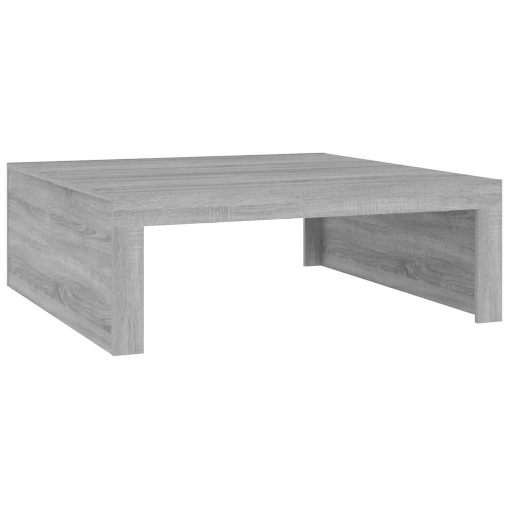 COUCHTISCH Grau Sonoma 100x100x35 cm Holzwerkstoff - Silbereichenfarben, Holzwerkstoff (100/100/35cm) - furnicato