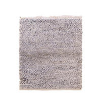 BERBERTEPPICH aus reiner Wolle 112x 133 cm - Weiß, Naturmaterialien (112/133cm) - AFK Living