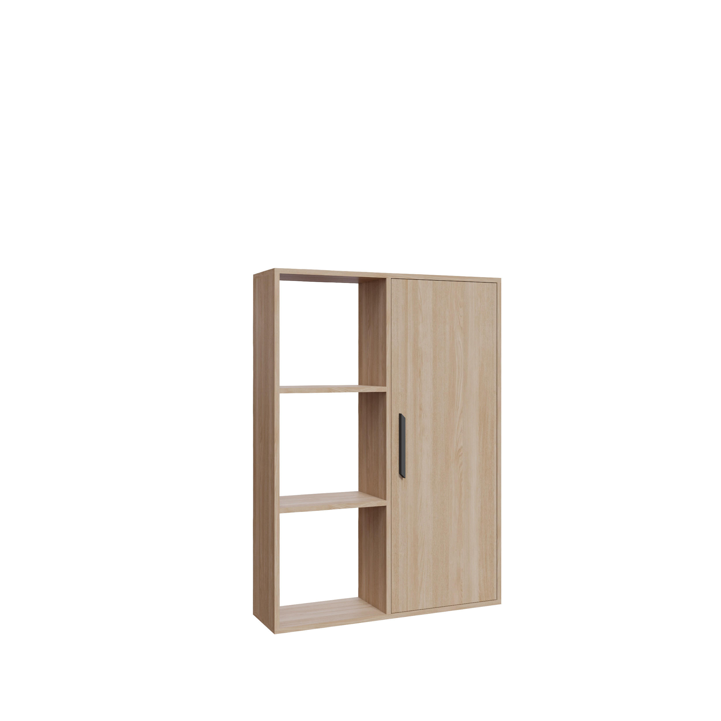 Decorotika Bücherregal Eiche 25x123.6x90 cm