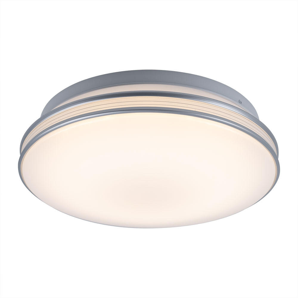 LED DECKENLEUCHTE Weiß Rund - Weiß, Metall (29.3/29.3/8.5cm) - Esto