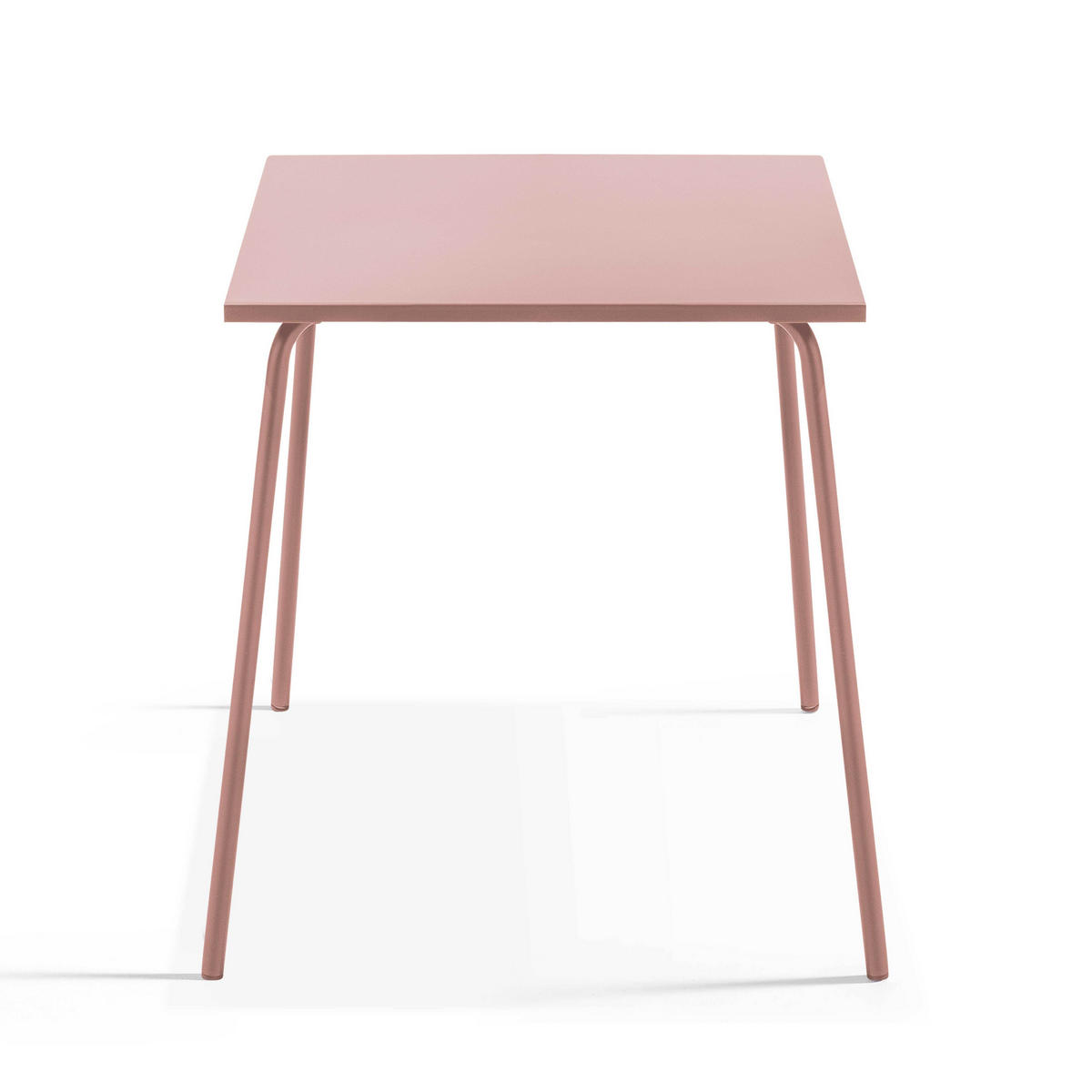GARTENTISCH, Rosa - Pink, Metall (70/70/72cm) - Oviala