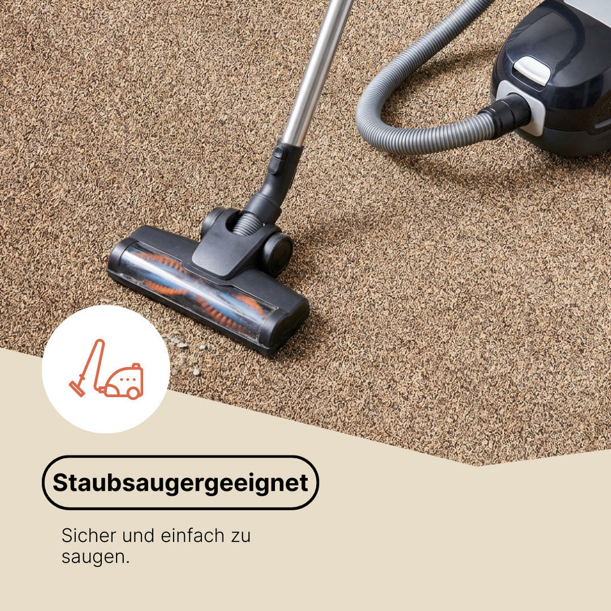KUNSTRASEN Canyoo Braun 6 mm – Rasenteppich, UV-beständig, wetterfest für Terrasse & Garten 400/200 cm - Braun, Textil (400/200cm) - Tapiso