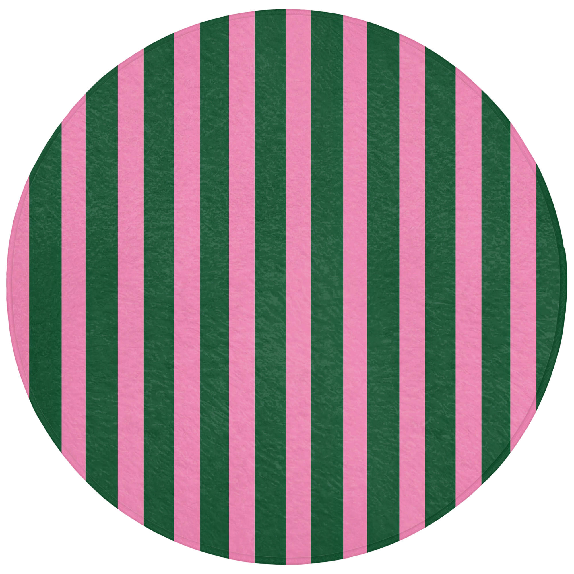 WC-VORLEGER Vertikale Streifen - Grün - Rosa Toilettenteppich 70x70 cm - Multicolor, Kunststoff/Textil (70/70cm) - OnlyWow