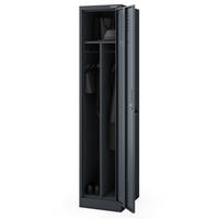 UMKLEIDESCHRANK Spind KACPER 1 Abteil 180x40x50cm Anthrazit - Anthrazit, Metall (40/180/50cm) - Jan Nowak