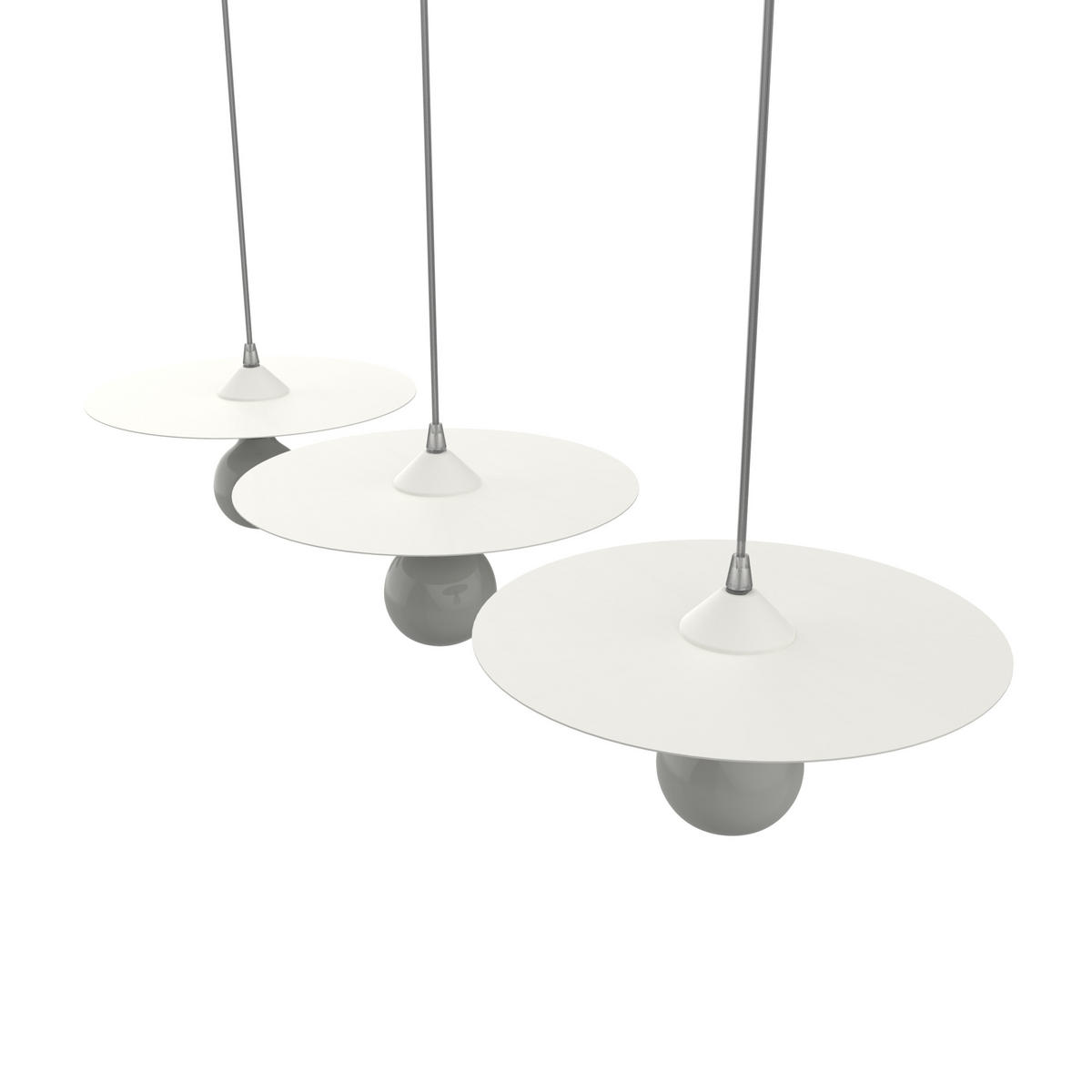 HÄNGELEUCHTE - Weiß, Metall (30/30/7cm) - Lumicom