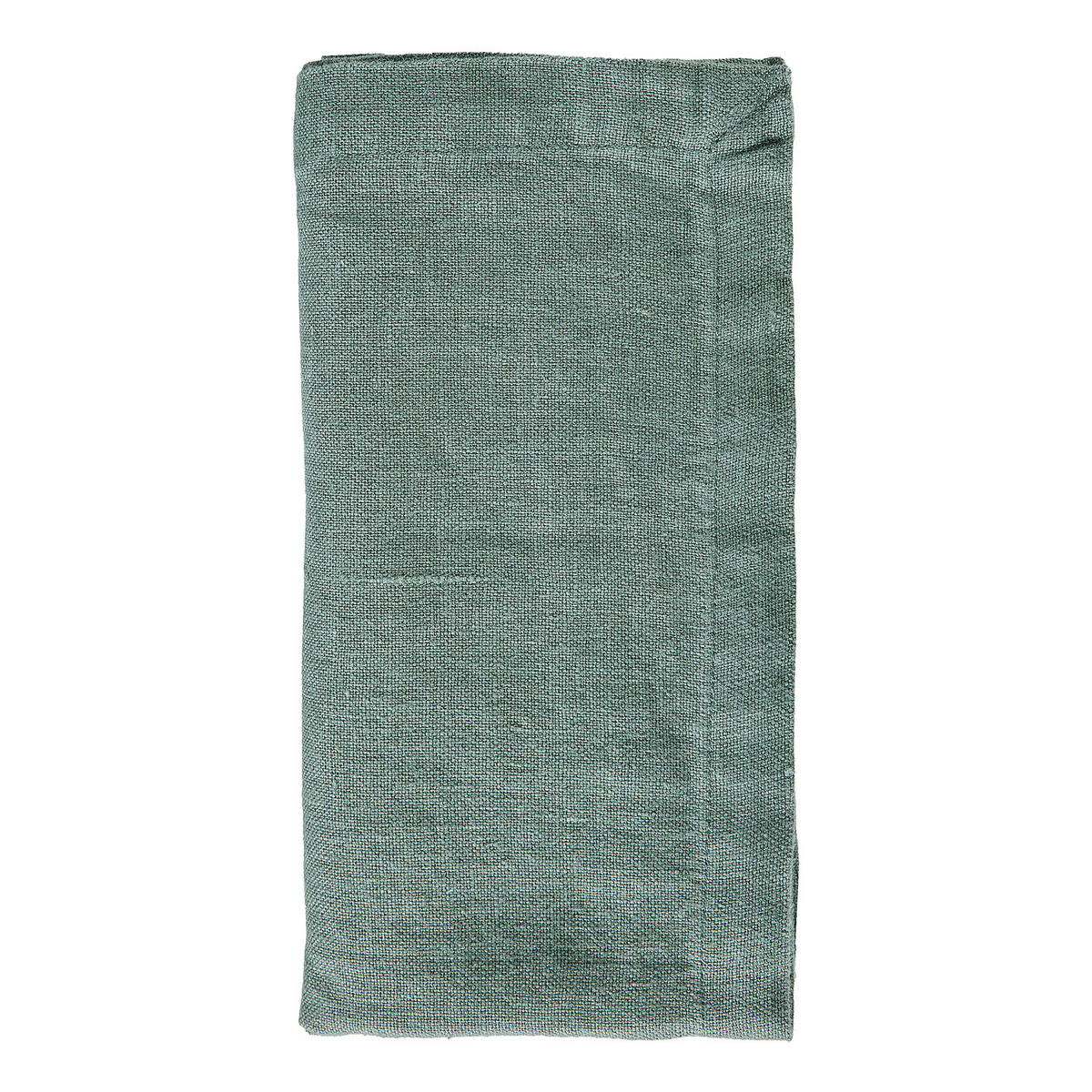 SERVIETTE Riga 42x42cm - Dunkelgrün, Textil (42/42cm) - Butlers