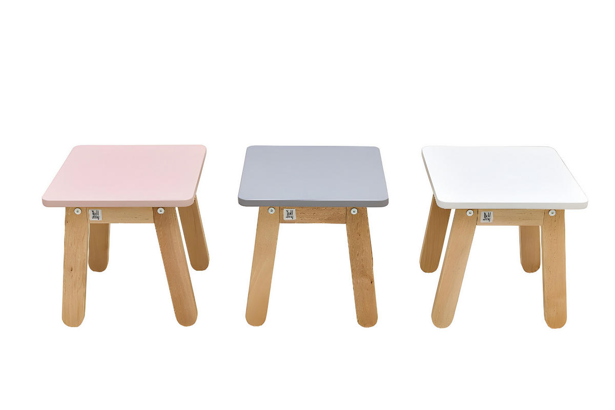 KINDERSTUHL Woody - Grau, Holzwerkstoff (30/31/30cm) - RAUMHIRSCH FURNITURE