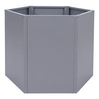 HOCHBEET Grau - Grau, Metall (100/77/88cm) - MCW