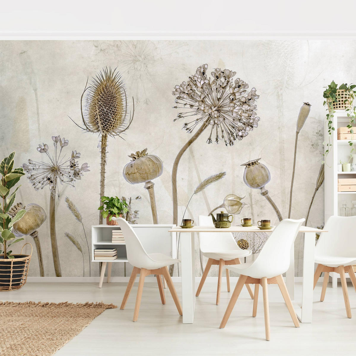 FOTOTAPETE Growing Old 288/190 cm - Eichefarben, Papier (288/190cm) - Bilderwelten