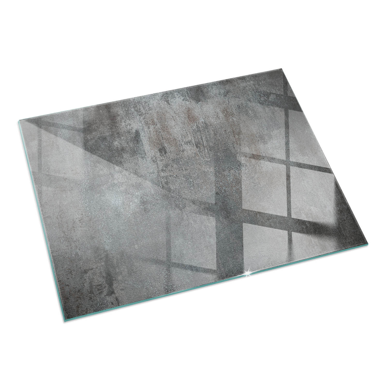 ArtPrintCave Glasplatte Grau 60x40x0.4 cm