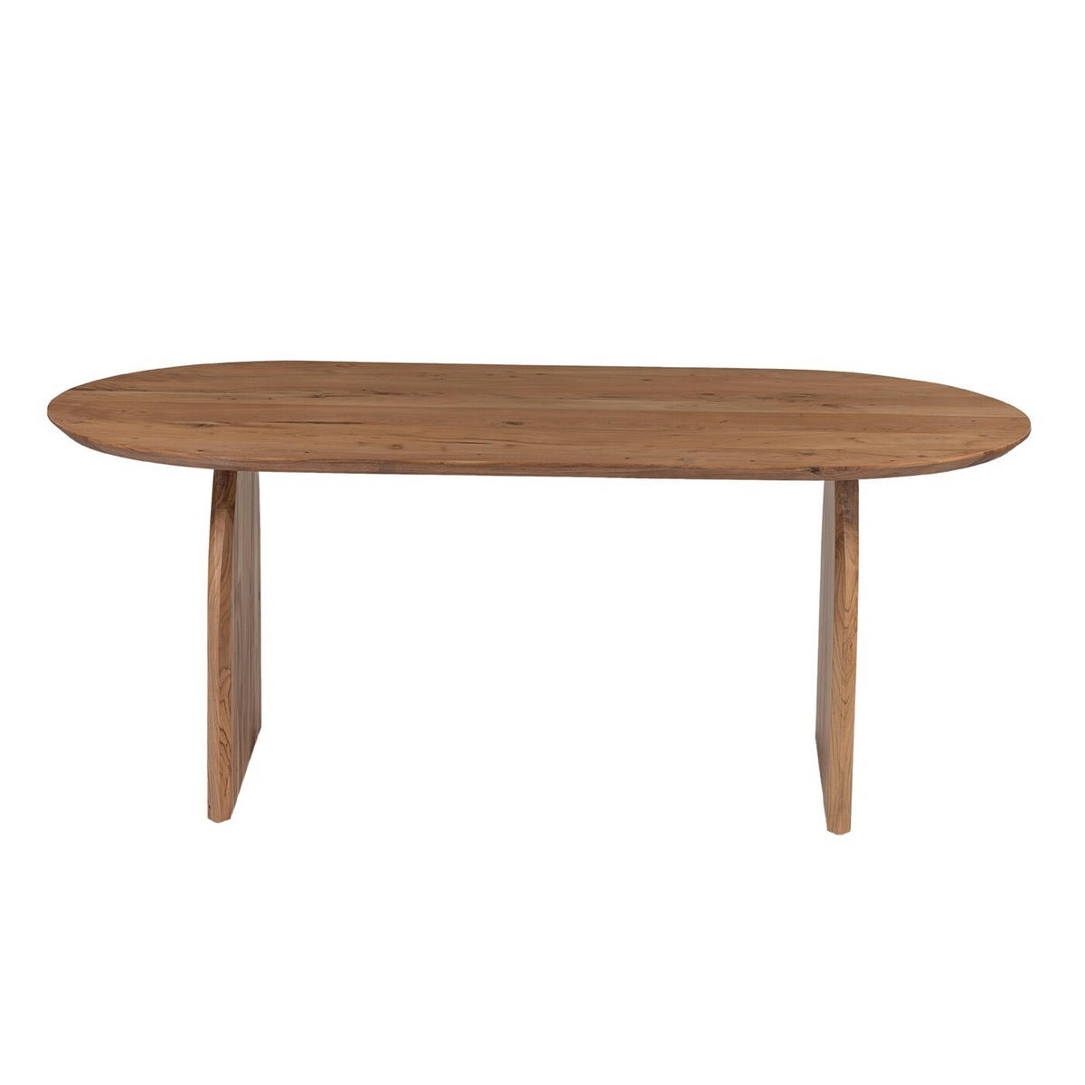 ESSTISCH oval aus Mangoholz 240cm, natürlich - Braun, Holz (240/100/76cm) - Giga Meubel