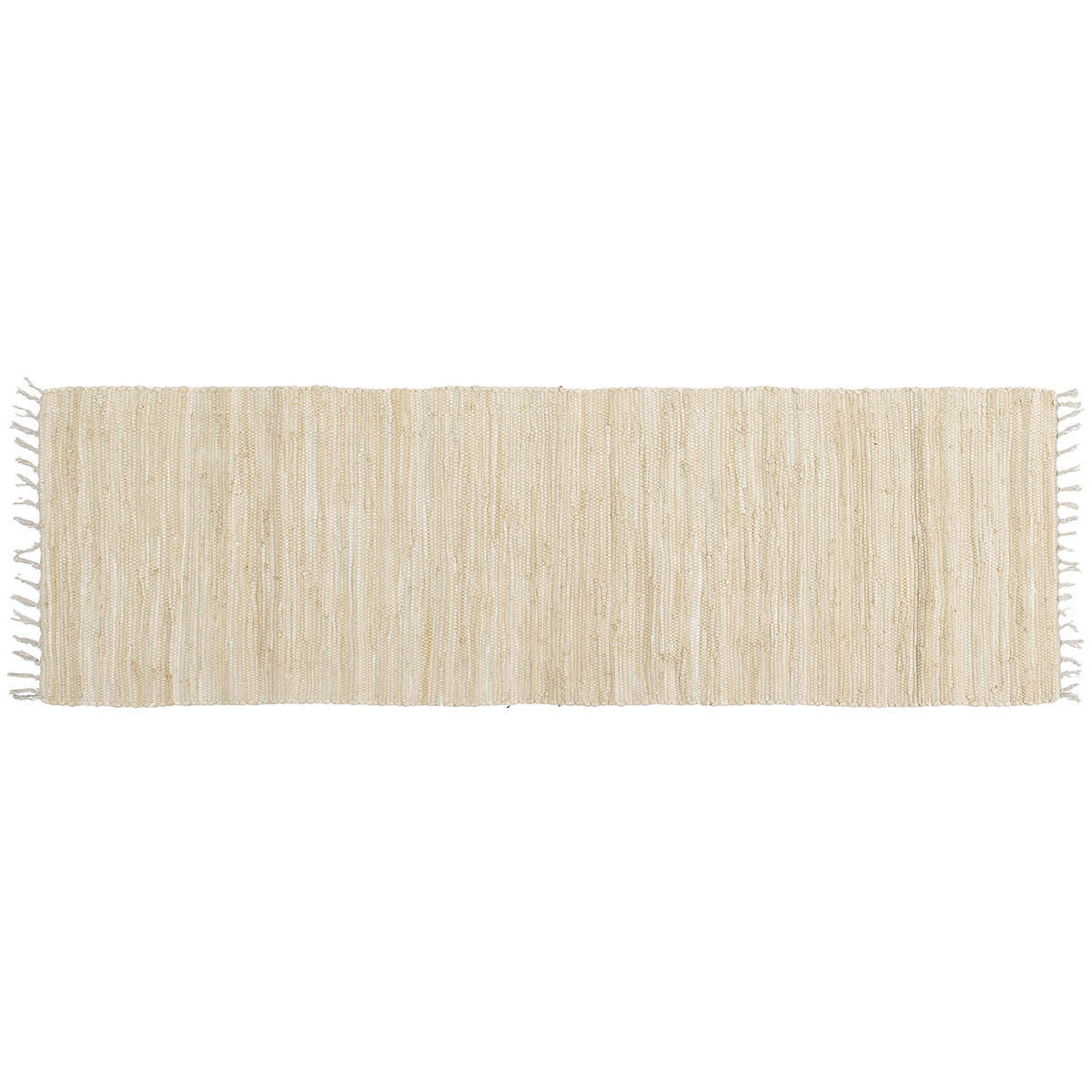 TEPPICH Flur Taupe 60x200 cm AUBAGNE - Beige, Textil (200/200cm) - Miliboo