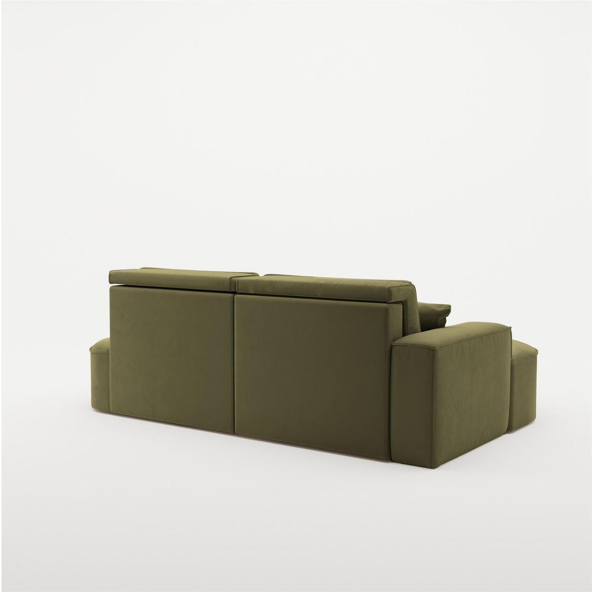 ECKSOFA Venedig Mit Schlaffunktion - Grün, Holzwerkstoff/Textil (278/179cm) - Fun Möbel