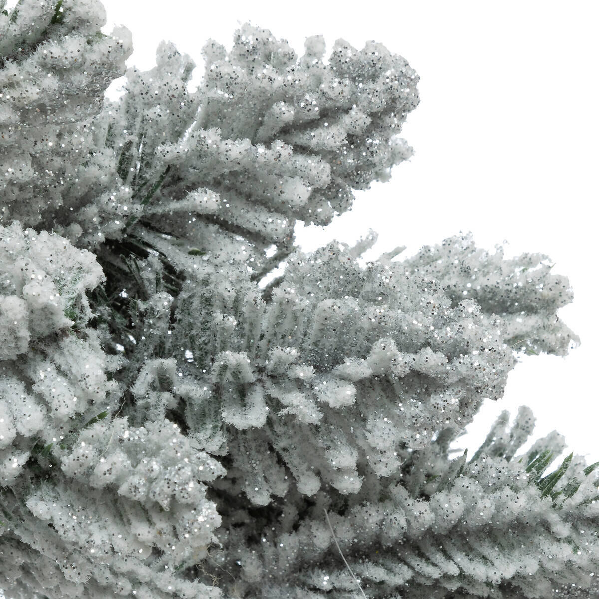 WEIHNACHTSKRANZ Tannenzweige mit Schnee Ø 40 cm - Grün, Kunststoff (40/8/40cm) - Atmosphera Createur d´interieur