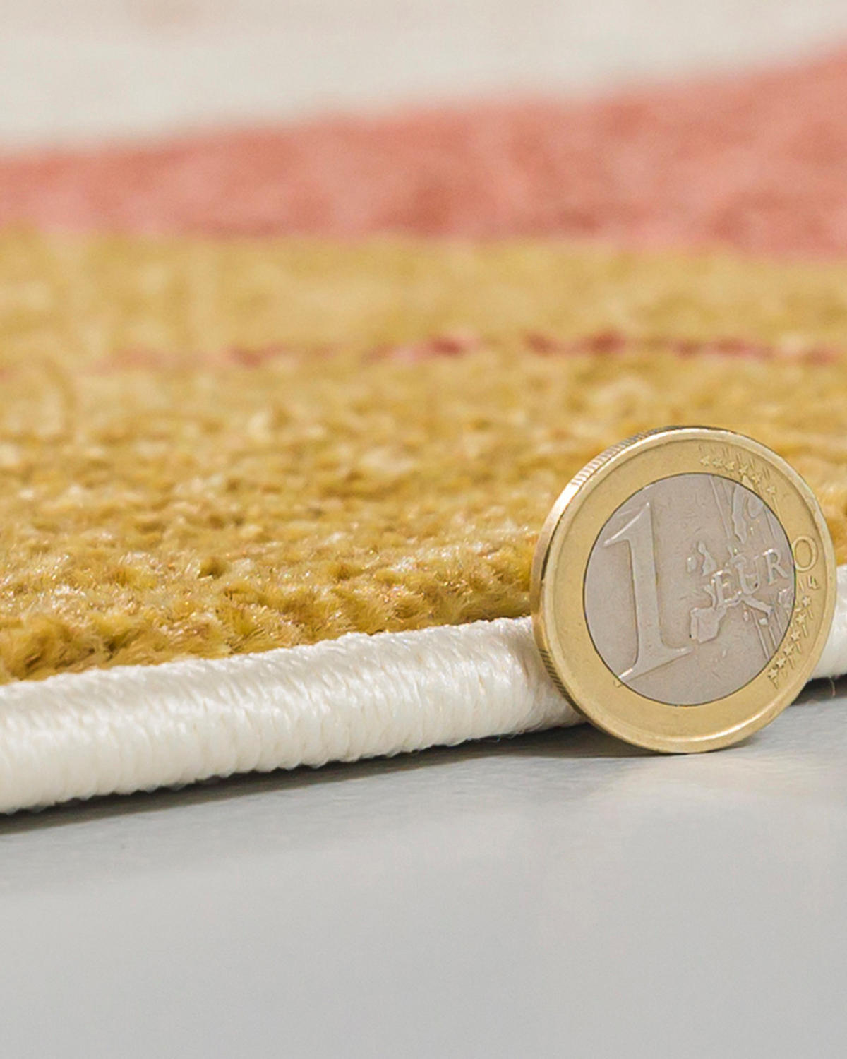 TEPPICH Beige Geometrisch In-Outdoor Pflanzlich Kurzflor Rechteckig 140 x 200 cm - Creme/Sahara, Textil (140/200cm) - Mazovia