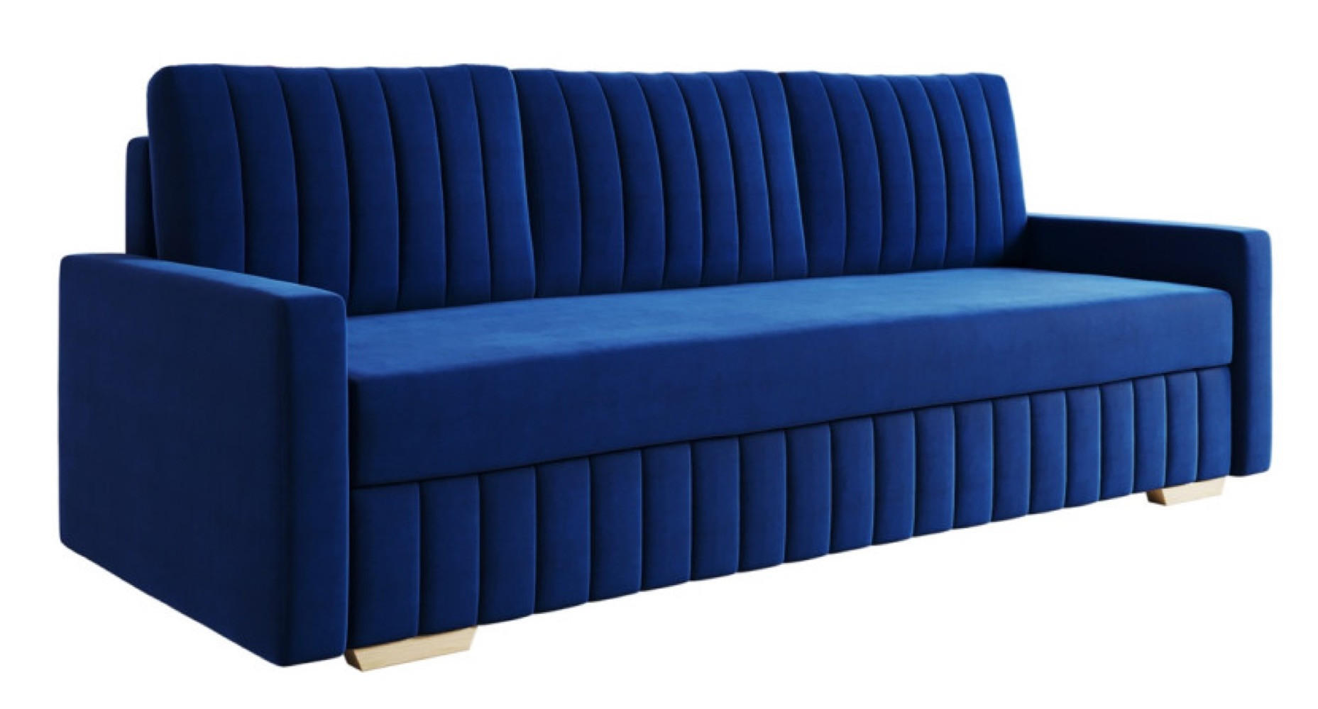 SOFA Blau Bella - Blau, Textil (217/92/85cm) - Sepro Meble