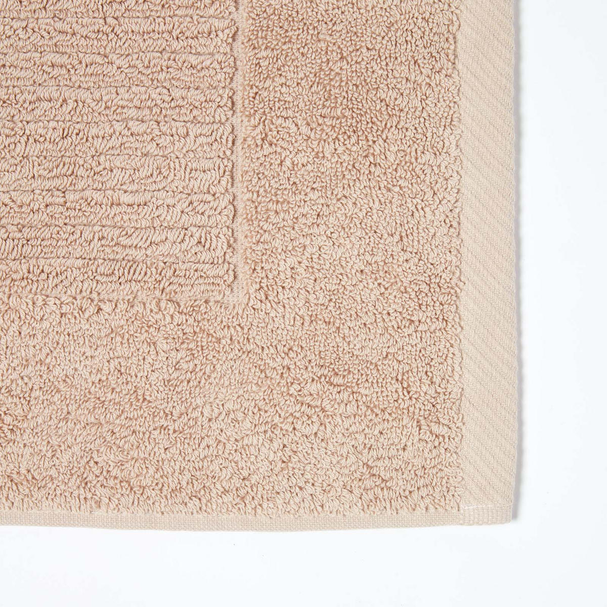 BADEMATTE Imperial 50/80 cm, Baumwolle - Beige, Textil (50/80cm) - Homescapes