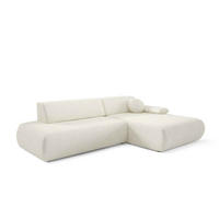 ECKSOFA Puentro Weiß - Weiß, Textil (286/73/173.5cm) - Pillovely