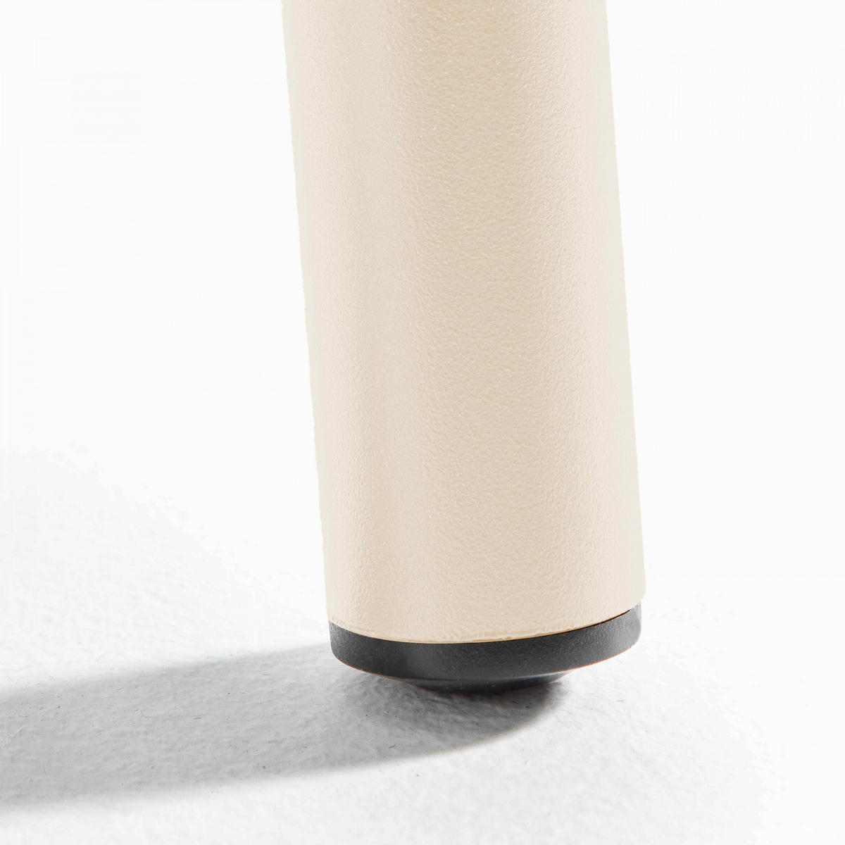 GARTENTISCH , Elfenbeinfarbe - Creme, Metall (180/90/72cm) - Oviala