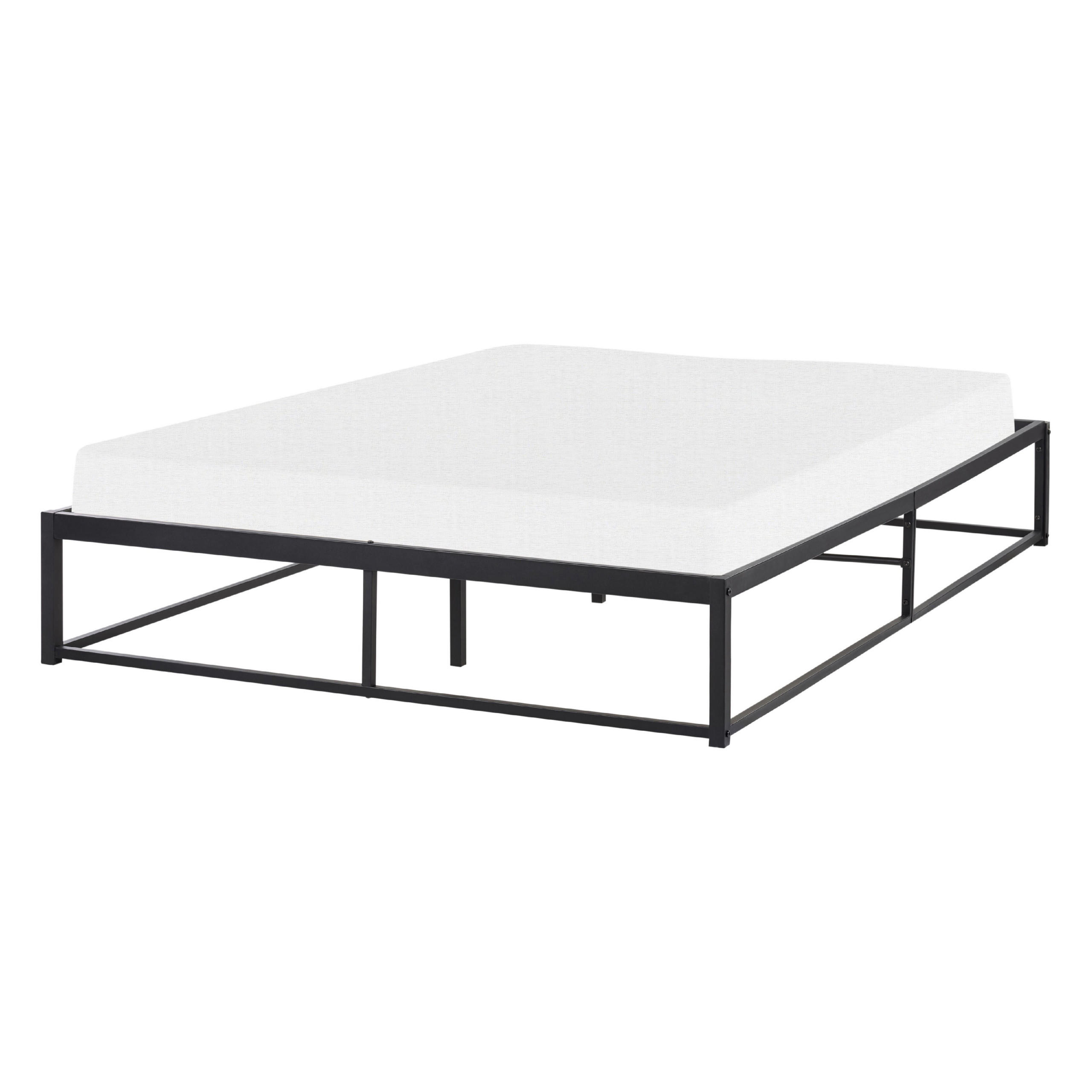 PAT cu somieră 140/200 cm negru Viry