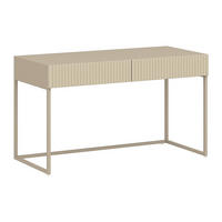 SCHREIBTISCH mit 2 Schubladen - Beige - CALDRIN - Beige, Holz (60/130/75cm) - Vente-Unique