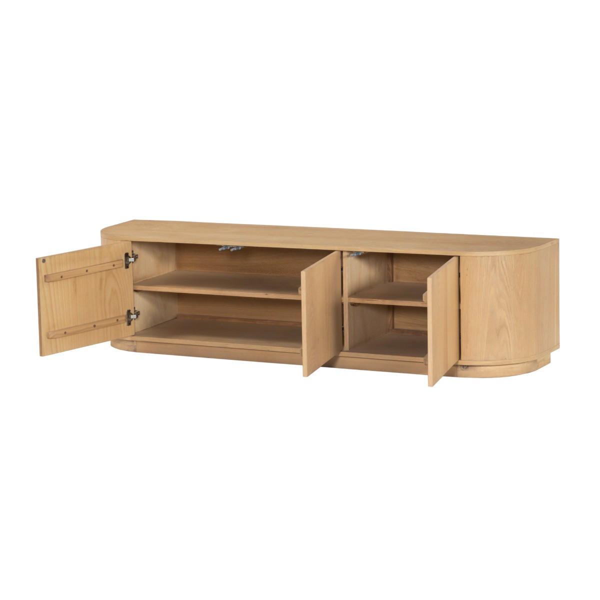 TV-MÖBEL Novero Braun 40/180/45 cm - Braun, Holz (180/45/40cm) - Livingfurn