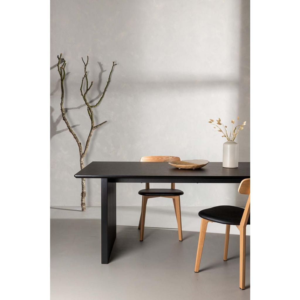 Thumbnail - ebuy24 Esstisch, Schwarz, Holzwerkstoff, 100x75x200 cm, Esszimmer, Tische, Esstische