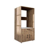 WASCHMASCHINENSCHRANK Serie 3 67cm Breit, 145cm Hoch - Eichefarben, Holzwerkstoff (67/145/67cm)