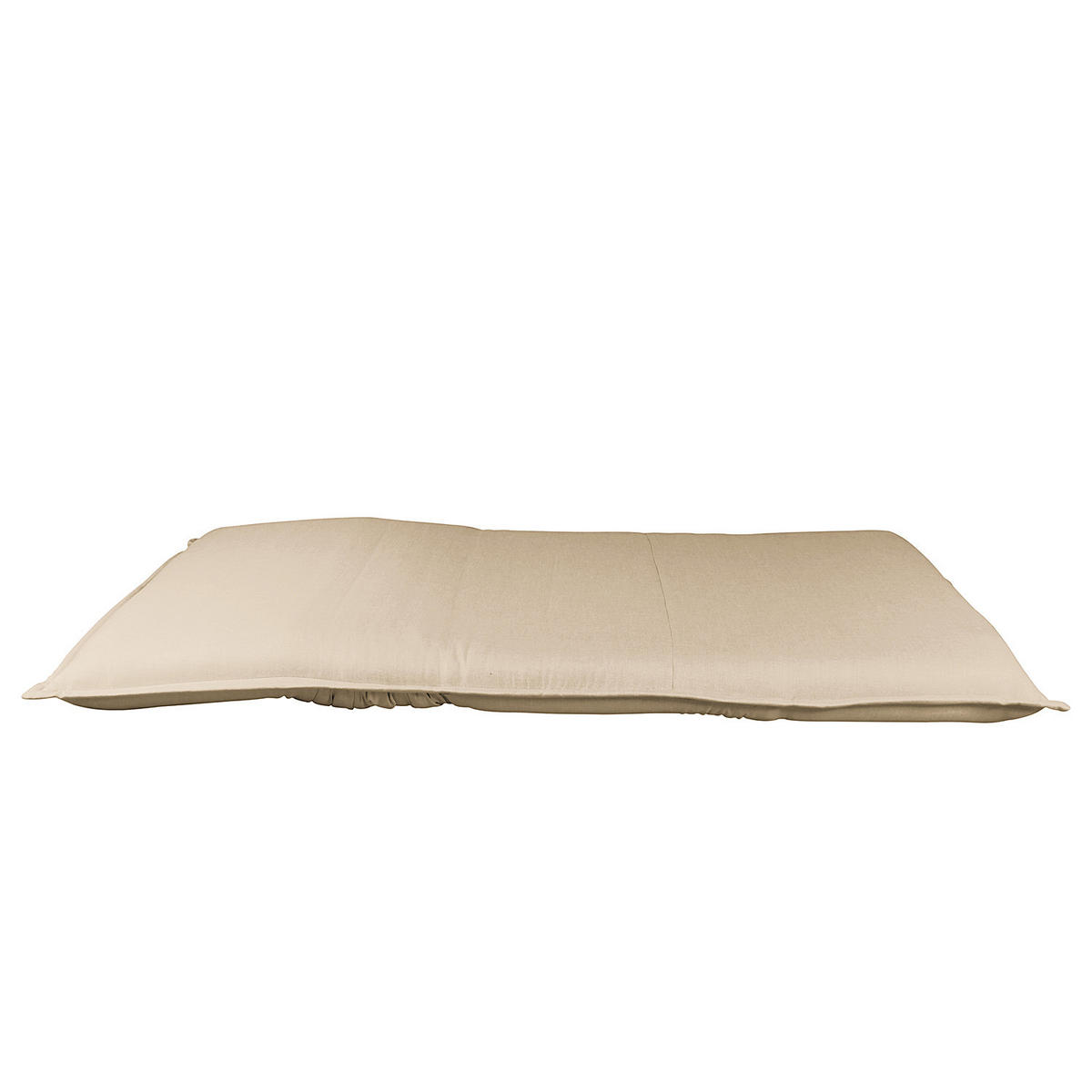 SCHLAFSOFA - Creme, Textil/Metall (150/75/85cm) - home24
