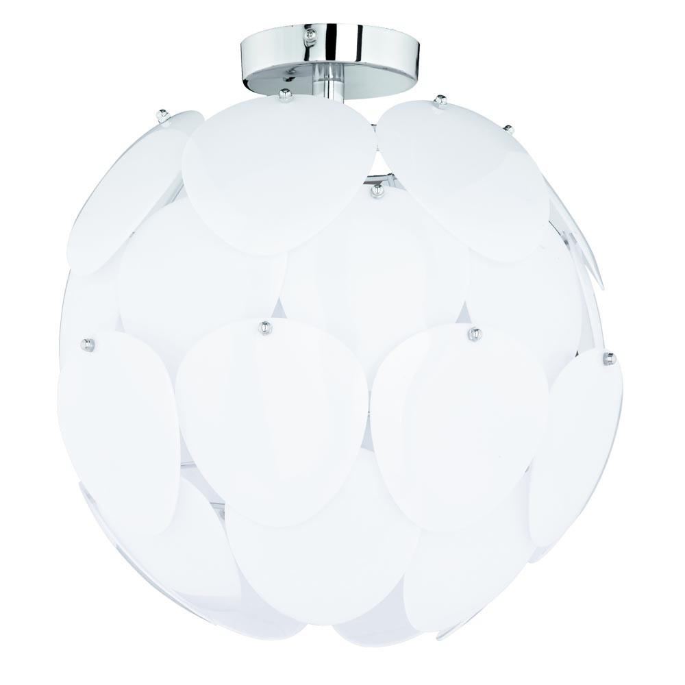 LED DECKENLEUCHTE Kugel Silber - Silberfarben, Metall (40/40/40cm)