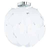 LED DECKENLEUCHTE Kugel Silber - Silberfarben, Metall (40/40/40cm)