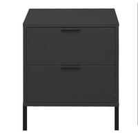 KOMMODE Erna 51x45x62 Anthrazit matt Lack - Anthrazit, Holzwerkstoff (51/62/45cm) - 58aufmkessel